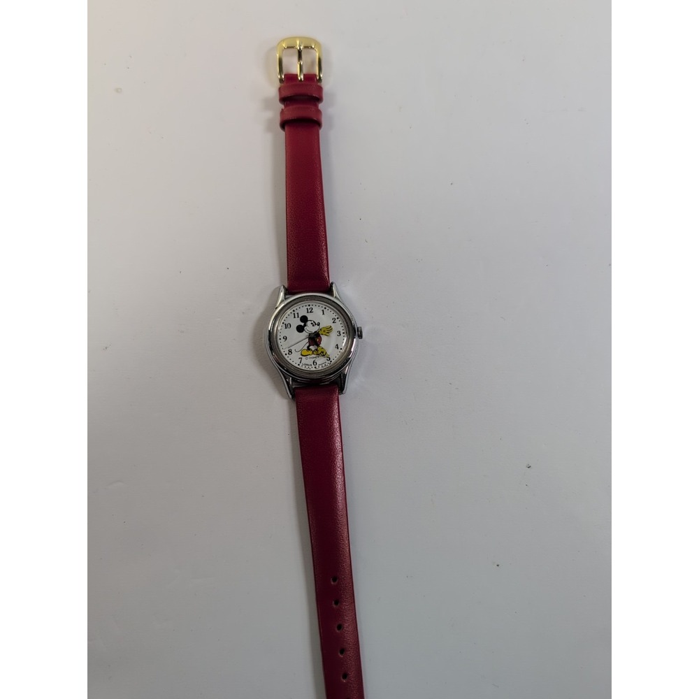 Lorus Mickey‎ Unlimited Vintage Watch Leather Band